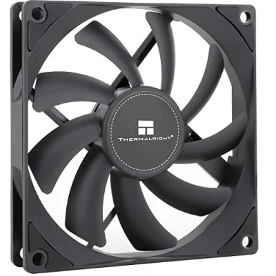 Afbeelding van Thermalright TL 9015B CPU ventilator voor computerbehuizing, stille 4pin PWM PC ventilator, 15mm Slimline koelventilator, 2700 tpm snelheid, 90 mm (zwart)