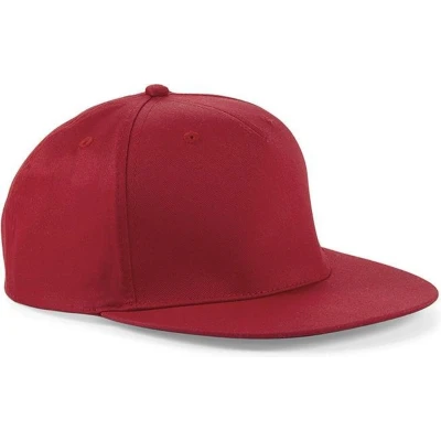Afbeelding van Snapback Rapper Cap Beechfield Classic Red