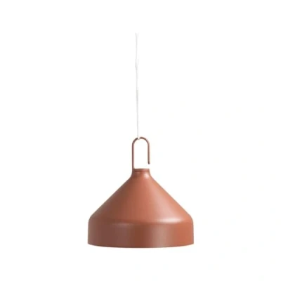 Afbeelding van Zafferano, Amelie Hanglamp, Snoerloze Oplaadbare Tafellamp met Touch Control, Geschikt voor Binnen en Buiten, Dimmer, 2200 3000 K, Hoogte 12 cm, Terracotta Kleur