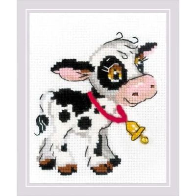 Afbeelding van RIOLIS Calf with a Bell borduren (pakket)