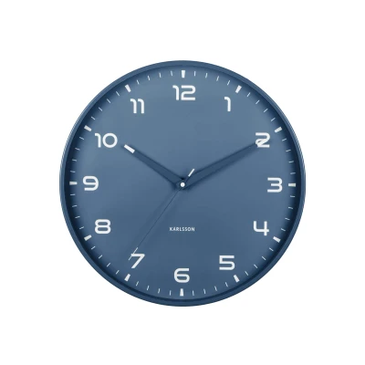 Afbeelding van Karlsson Wandklok Orgullo Blauw Ø40cm Nice thingZ