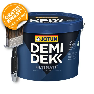 Afbeelding van Demidekk Ultimate Tackfarg Dekkende Houtverf Buiten 3 LTR Wit