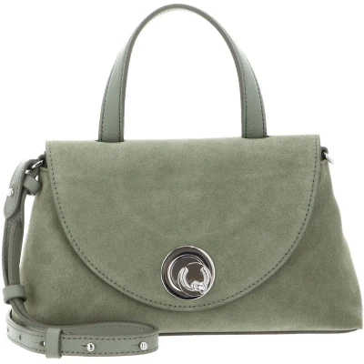 Afbeelding van COCCINELLE Leren handtas schoudertas Nikla Suede Bim Handbag Greenery Lichtgroen