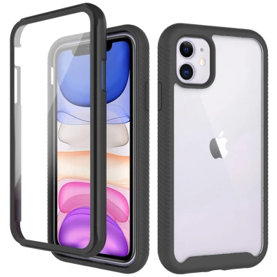 Afbeelding van Apple iPhone 11 Hoesje Kunststof iMoshion Hardcase/Backcover Zwart Telefoonhoesje