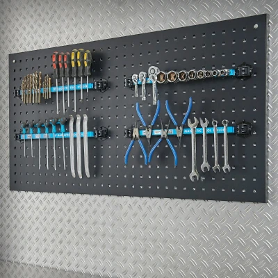 Afbeelding van Datona Magneetstrip Voor Gereedschapsbord 40 Cm (set Van 4 Stuks) Zwart