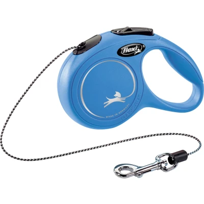 Afbeelding van Kattenriem Flexi New Classic Koord Kat Blauw