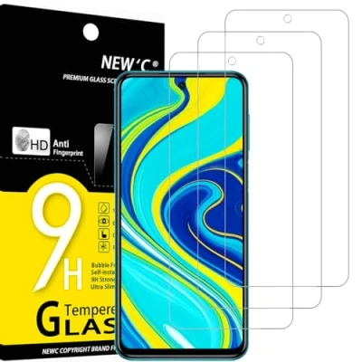Afbeelding van NEW&#039;C 3 Stuks, Screen Protector voor Xiaomi Redmi Note 9S, 9 Pro, Pro Max, Gehard Glass Schermbeschermer Film 0.33 mm ultra transparant, resistent
