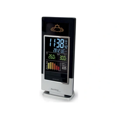 Afbeelding van Weerstation Technoline WS 6520 173x140x27mm zwart/zilver met 1 buitens