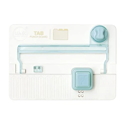 Afbeelding van Rayher Tab Punch Board van We R Memory Keepers, 14 x 20 cm, stansbord voor het maken tabbladen in drie maten, 60771000