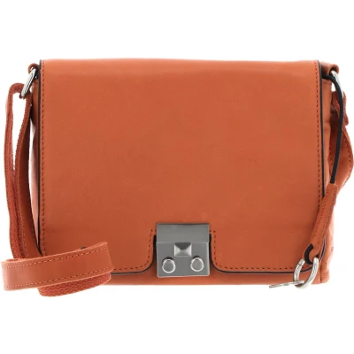 Afbeelding van FREDsBRUDER Leren Schoudertas Treasure Crossbag Burned Orange Oranje