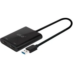 Afbeelding van club3D CSV 1474 1 + 2 poorten USB 3.2 Gen schakelaar (USB 3.0) 44096 x 2160 Pixel Zwart