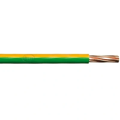 Afbeelding van Bulk Hardware 2,5 mm 1 aderige aardkabel 6491X, 5 m, geel/groen / 10 m wit