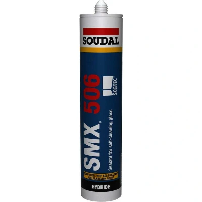 Afbeelding van Soudal SMX 506 Beglazingskit 290 ml Zwart 119538