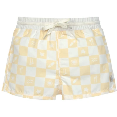 Afbeelding van Lässig SPF Zwembroek Check pattern vanilla/sea salt, 07 12 maanden maat 74/80