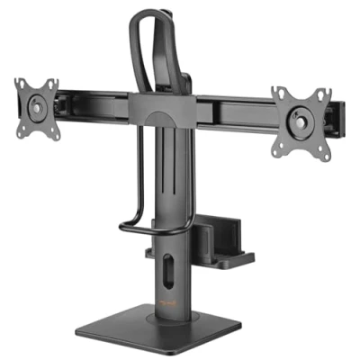 Afbeelding van My Wall HL61L Monitorvoet 2 voudig 43,2 cm (17) 68,6 (27) Zwart Draaibaar, Kantelbaar, In hoogte verstelbaar