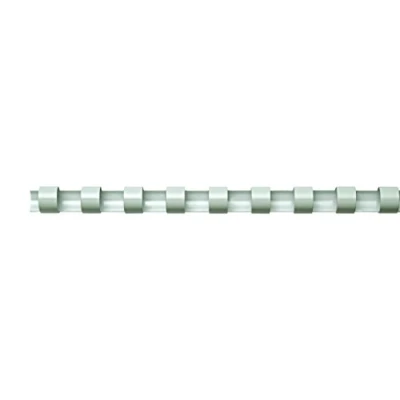 Afbeelding van Fellowes bindruggen, pak van 50 stuks, 22 mm, wit