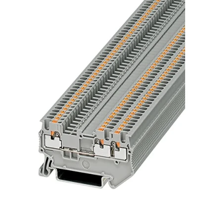 Afbeelding van Phoenix Contact PT 1,5/S TWIN 3208155 Doorgangsserieklem Aantal polen: 3 0.14 mm² 1.5 Grijs 50 stuk(s)