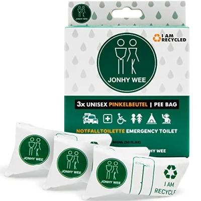 Afbeelding van Jonhy Wee Noodtoilet, 3 stuks