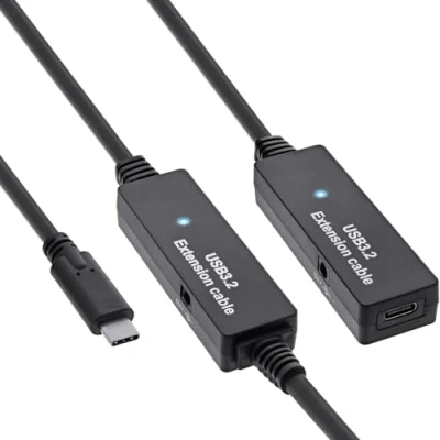 Afbeelding van InLine 35656C USB kabel 3.2 Gen 1 (3.1 1) 15 m C Zwart