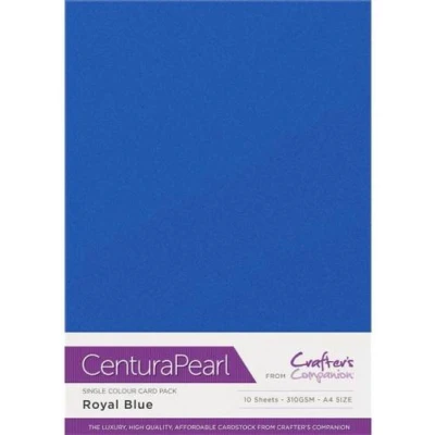 Afbeelding van Crafter&#039;s Companion Glitter karton A4 a 10 vel Koninklijk Blauw