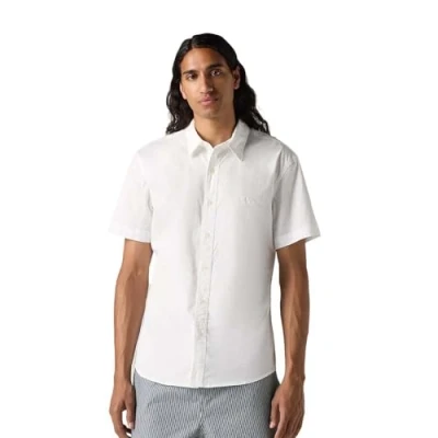 Afbeelding van Levi&#039;s Battery SLIM Overhemd, Heren, Maat: XL, Bright white stretch poplin