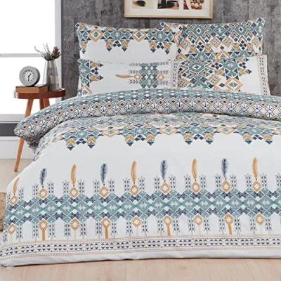 Afbeelding van Mixibaby Beddengoed, bedgarnituur, dekbedovertrek, katoen, 135x200, 155x220, 200x200, 200x220, modern, afmetingen: 155 x 220 cm, design beddengoed: Shoshana D33