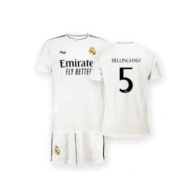 Afbeelding van Real Madrid Kinderen Thuistenue Seizoen 24/25, Bellingham, 4 Jaar, Replica Met Officiële Licentie