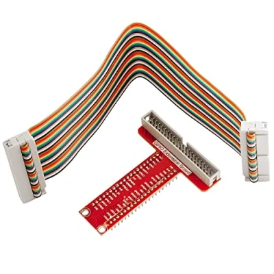 Afbeelding van AZDelivery 40 Spelden GPIO Breakout Board en compatibele lintkabel compatibel met Raspberry Pi Inclusief E Book!