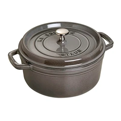 Afbeelding van Staub Braadpan Cocotte Grafietgrijs ø 24 cm / 3.8 liter