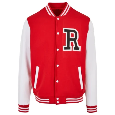 Afbeelding van Mister Tee Rose College jacket XL Rood/Wit
