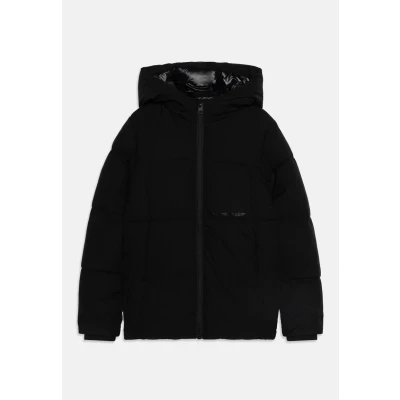 Afbeelding van JACK&amp;JONES JUNIOR JORVESTERBRO Puffer Jacket AW24 JNR Gewatteerde jas, Zwart, 140 voor kinderen,