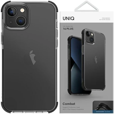 Afbeelding van UNIQ Combat iPhone 13 mini 5.4 hoesje zwart/carbonzwart