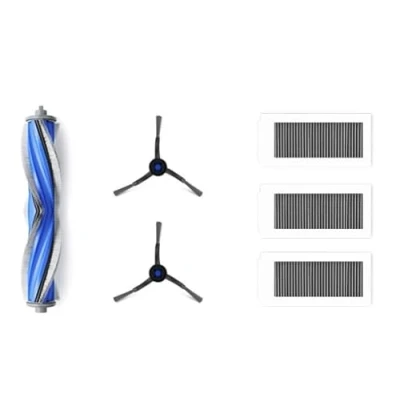 Afbeelding van ECOVACS Standaard reserveonderdelenset voor Deebot X5 OMNI/X5 PRO OMNI, 1 x hoofdborstel, 2 zijborstels, 3 antibacteriële filter, originele accessoires