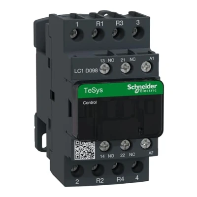 Afbeelding van Schneider LC1D098B7 vermogensbeschermer, 2S+2Ö, 20A/AC1, spoel 24V 50/60Hz