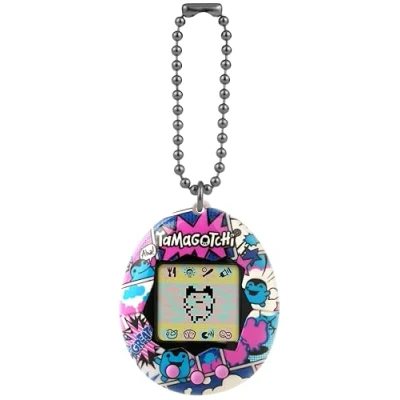 Afbeelding van TAMAGOTCHI Bandai Virtueel huisdier Original Ginjirotchi Comic Book, meerkleurig 42982, elektronisch speelgoed voor kinderen vanaf 8 jaar, keert je favoriete elektronische terug met andere