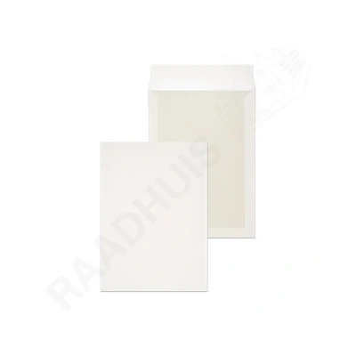 Afbeelding van Raadhuis bordrug envelop 220x312 EA4 wit met plakstrip 100 stuks RD 308530