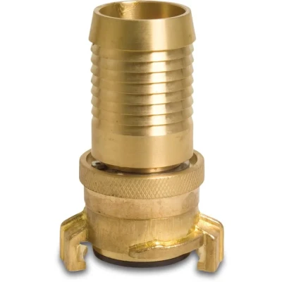 Afbeelding van Zuig en hoge druk snelkoppeling messing 32 mm slangtule NA 40