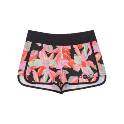 Afbeelding van Roxy Boardshorts GOOD WAVES ONLY Meisjes Zwart 8/S, Antraciet de Moves Floral, 8 jaar