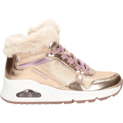 Afbeelding van NU 20% KORTING: Skechers Kids Hoge veterschoenen Trim met een ritssluiting