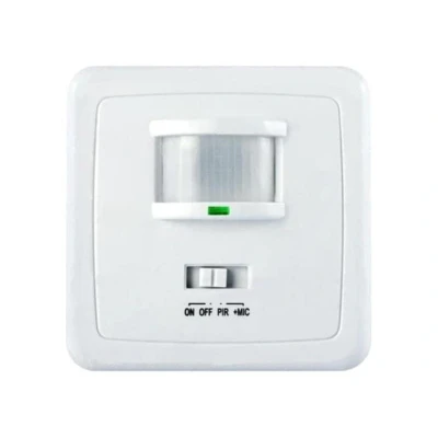 Afbeelding van Beweging + geluid sensor inbouw 230V