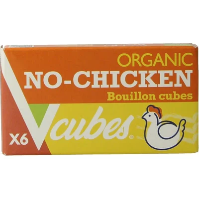 Afbeelding van Vcubes Bouillonblokjes no chicken bio 72 g