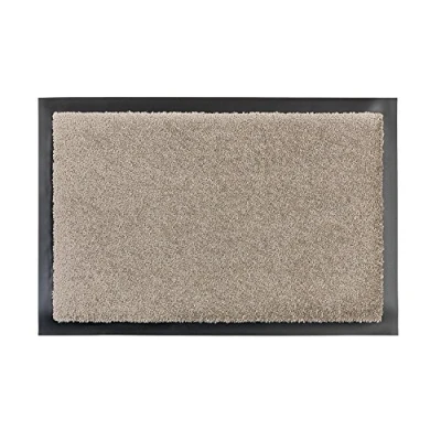 Afbeelding van Selena deurmat vuilschraper voordeurmat clean off, grijs, 60 x 80 cm