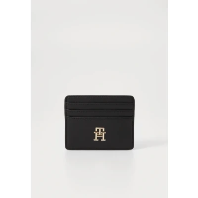 Afbeelding van Tommy Hilfiger SOFT Logotape Holder Visitekaarthouder, Dames, Maat: One Size, Black