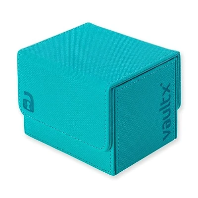 Afbeelding van Vault X Exo Tec® Modulaire Sideloading Deck Box module voor 100+ TCG kaarten, afneembaar magneetdeksel, geschikt commandant en standaard verzamelkaarten (blauwgroen)