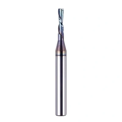 Afbeelding van SpeTool Spiraalgroeffrees 8 mm schacht downcut 4 snijdiameter 20 snijlengte router bit 2 fluiten spiraalfrees groeffrees VHM schachtfrees CNC frees voor bovenfrees met TAC coating houtfrees