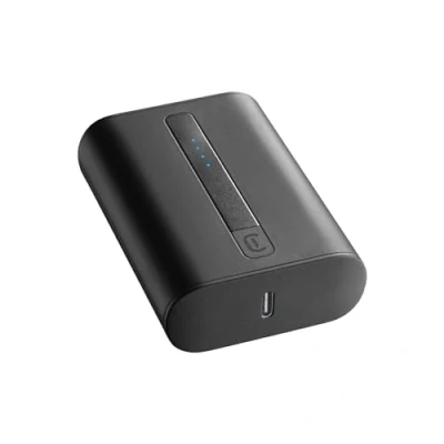 Afbeelding van Cellularline Draagbare lader, thunder 10000mAh usb c, zwart