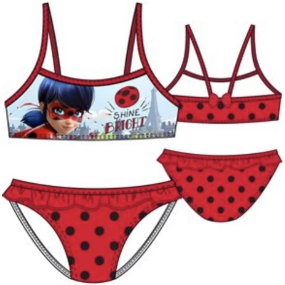 Afbeelding van Ladybug Miraculous bikini rood Maat 104 / 4 jaar