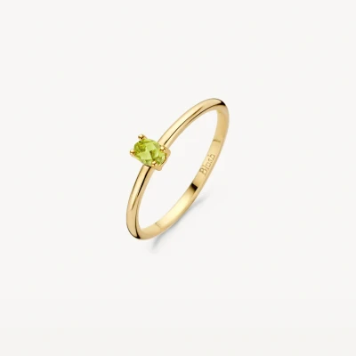 Afbeelding van Blush 1204YGP/54 Dames Ring Maat 54 Goud/Groen