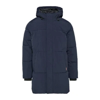 Afbeelding van Q/S by s.Oliver gewatteerde jas donkerblauw