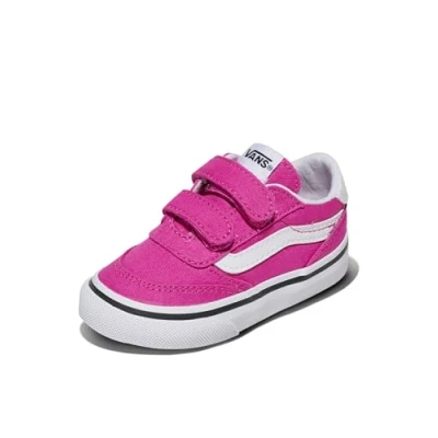 Afbeelding van Vans Brooklyn LS V Sneaker, Raspberry Rose, 8 UK Child, Framboos Roos, Child